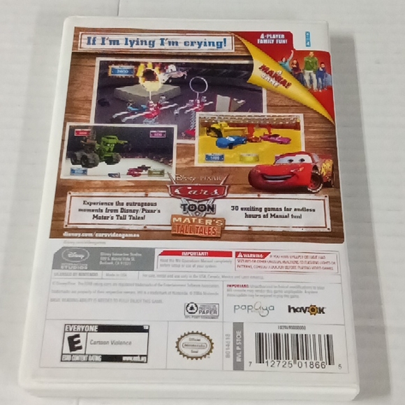Nintendo Video Games & Consoles Disney Cars Toon Maters Tall Tales
